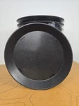 Get Enterprises RB880BK 10 3/8" Round Black Plastic Food Basket Set Of 13 Nos. Fixed Price $40.00.