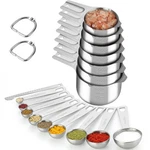 17 Pieces Measuring & Set, Cups, 9 Spoons, Leveler, 18/8 Stai.... Fixed Price $31.67.