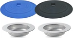 Seatery 4PCS Kitchen Sink Strainer Stopper Kit, Universal Silicone Drain Pl. Fixed Price $22.95.