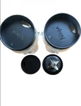 Ninja 16OZ Blender Cups Lids + Blade Set Clear/black For BL660 BL740 BL810. Fixed Price $20.99.