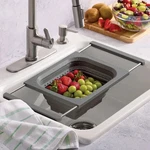 Kitchenaid Over The Sink Collapsible Colander 22" W Gray. Fixed Price $24.49.