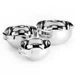 All-clad Kitchen Accessories Stainless Steel Mixing Bowls Set 1.5, 3, Quart Me. Fixed Price $203.05.