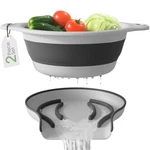 Gevoli Collapsible Colander Strainer Over-sink Countertop Draining Basket. Fixed Price $36.76.