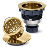 Botemy 31/2'' Kitchen Sink Drain Assembly Kit,brassfinish Strainer.... Fixed Price $54.32.