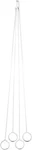 Hic 15 Stainless Steel Ring-handle Shish Kabob Skewers Set Of 4, Reusable. Fixed Price $11.50.