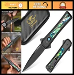 Folding Pocket Knife 2.9" VG10 Steel Blade, Edc Utility With Clip, Slim Gi. Fixed Price $75.99.