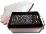 Batter Box- 11" 13" Plastic With Sifter 12.75" 8". Fixed Price $62.01.