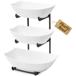Fruit Basket Tier Black Metal Stand Kitchen Counter 28X21X35CM Lifewit Plastic. Fixed Price $51.99.