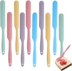 Silicone Jar Spatulas, 10 Pieces Small Butter Cake Cream Size, Macarone. Fixed Price $15.11.