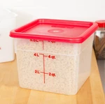 Cambro 6SFSPP190 Translucent Storage Container + Lid - Qt Case Of. Fixed Price $99.95.