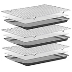 Bewos Baking Sheet Pans With Racks Set - Including 17.6 12 1.26 Inch Carbon. Fixed Price $35.67.