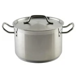 Winco Heavy-duty Stainless Steel Stock Pot With Cover, 8 Quarts, Silver. Fixed Price $82.99.
