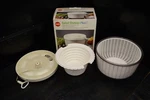Vtg Emsa 4 Piece Salad Shower Plus Spinner Tag Pull Cord 2 Diff Baskets Germany. Fixed Price $55.00.