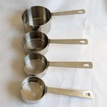 Williams Sonoma Stainless Steel Measuring Cup Set Pc 1/4 1/3 1/2. Fixed Price $25.95.