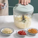 Manual Garlic Press Multi-function Vegetable Meat Chopper Grinder Kitchen Tool. Fixed Price $8.00.