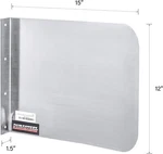 Durasteel Stainless Splash Guard 15" X 12" Wall Mount Hand Sink Shield. Fixed Price $55.00.