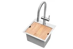 Starstar 15X15 Ada Workstation Drop-in Topmount Stainless Steel Kitchen Sink. Fixed Price $117.66.