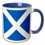 3DROSE Flag Of Scotland Scottish Saltire Saint Andrews Cross Uk Blue 15OZ Mug. Fixed Price $15.97.