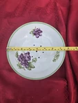 Vintage Bohemia Porcelain Czechoslovakia Grape Colander 7.5" Fruit Strainer. Fixed Price $26.00.