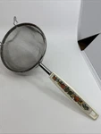 Vintage Mesh Strainer Sifter Spice Of Life Plastic Handle Kitchen Tool 13. Fixed Price $9.00.