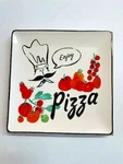 Kate Spade Lenox All In Good Taste Any Way You Slice It Square Pizza Dish Tray. Fixed Price $44.99.