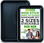 Nutrichef 2-PC. Non-stick Baking Sheet Pan Set-premium Carbon Steel Cookie. Fixed Price $29.99.