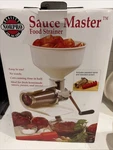 Norpro Sauce Master Food Strainer Tomato Canning Accessory Pur Juice. Fixed Price $29.95.