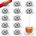 Ceyazye 12PCS Tea Infuser, Stainless Steel Ball Strainer, Loose Silver. Fixed Price $30.65.