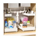 Under Sink Organizer, Bathroom Counter Packs 2-TIE... Usa Fast Ship. Fixed Price $38.55.