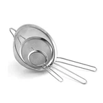 3PCS Stainless Steel Fine Mesh Strainer Set Sieve Sifter Kitchen Tool Tea Flour. Fixed Price $7.49.