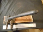 Antique Brighton Cast Iron Spring Loaded Nut Cracker Marked 10. Fixed Price $18.99.