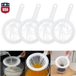 4PCS Kitchen Ultra-fine Nylon Mesh Strainer Food Yogurt Sieve Plastic. Fixed Price $10.82.