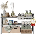 Netel Under Sink Organizers Storage, 2 Tier Expandable Cabinet Orga.... Fixed Price $48.42.