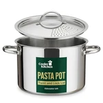 Pasta Pot With Strainer Lid - 5.5 Qt Large Capacity Spaghetti Stainless Steel. Fixed Price $52.71.
