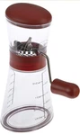 New Progressive Prepworks Manual Turn Handle Food Chopper Red Clear 1/3 Cup. Fixed Price $13.00.