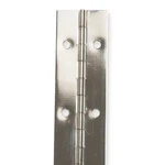 Piano Hinge, Steel, Full Surface Mounting, 5/8 Leaf W X 48 H, Bright. Fixed Price $24.85.