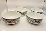 Vintage Bauscher Weiden Bavaria Germany Bowls Set 4 Fruit Cornucopia Pattern. Fixed Price $24.99.