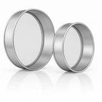 Stainless Steel Flour Sifters, Set Of Fine Mesh Round Sieves For Baking -. Fixed Price $79.81.