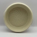 Tupperware Colander Strainer Steamer Basket Beige Plastic Kitchen Gadget. Fixed Price $12.99.