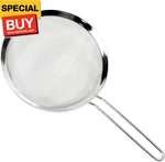 Select Mesh Strainer, 8 Inch Diameter, Stainless Steel. Fixed Price $21.28.