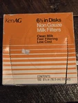 Milk Filter Strainer - For 6.5 Inch Disk Opened Box Of 100 Ken Ag. Fixed Price $10.00.