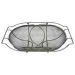 Professional Chef Over The Sink Stainless Steel Oval Fine Mesh Colander Strainer. Fixed Price $59.99.