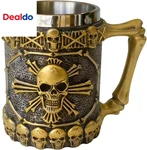 Cuzokola Stainless Steel Skull Coffee Mug Dnd GIFTS-14OZ Viking Cup For Dr. Fixed Price $34.75.