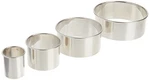 Ateco 4 Piece Stainless Steel Plain Round Cutters Set Edge, Silver. Fixed Price $24.99.