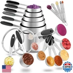 Minteem 21-PC Stainless Steel Measuring Cups & Spoons Set Baking, Cooking. Fixed Price $46.80.