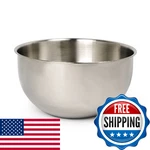 Rsvp International Endurance Stainless Steel Mixing Bowls, 8 Quart. Fixed Price $78.92.