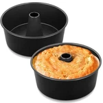 Teamfar 10" Angel Food Cake Pan, Non-stick Stainless Steel Pound Molds, Set Of 2. Fixed Price $54.41.