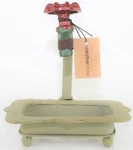 Creative Co-op DE1895 Rustic Iron Soap Holder With Faucet. Fixed Price $25.00.