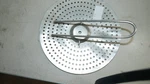 Used Perforated Commercial Steam Kettle Strainer Believed Cleveland 9 3/8'' #3. Fixed Price $100.00.