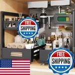 Biboraya 2 Pack 19IN-DEPTH Under Sink Organizerpull Out Cabinet. Fixed Price $104.98.